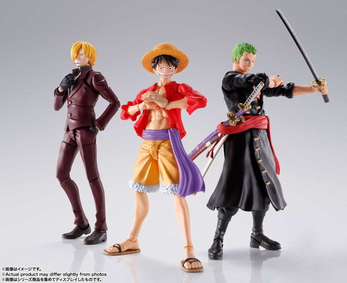 S.H.Figuarts One Piece Monkey D Luffy The Raid on Onigashima Tamashii Nations Bandai Action Figure