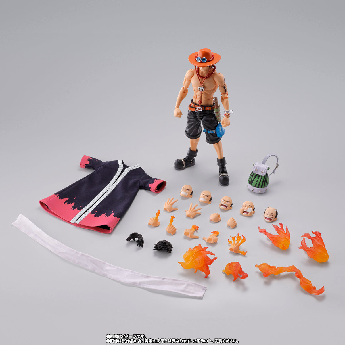 S.H.Figuarts One Piece Portgas.D.Ace Fire Fist Tamashii Nations Bandai