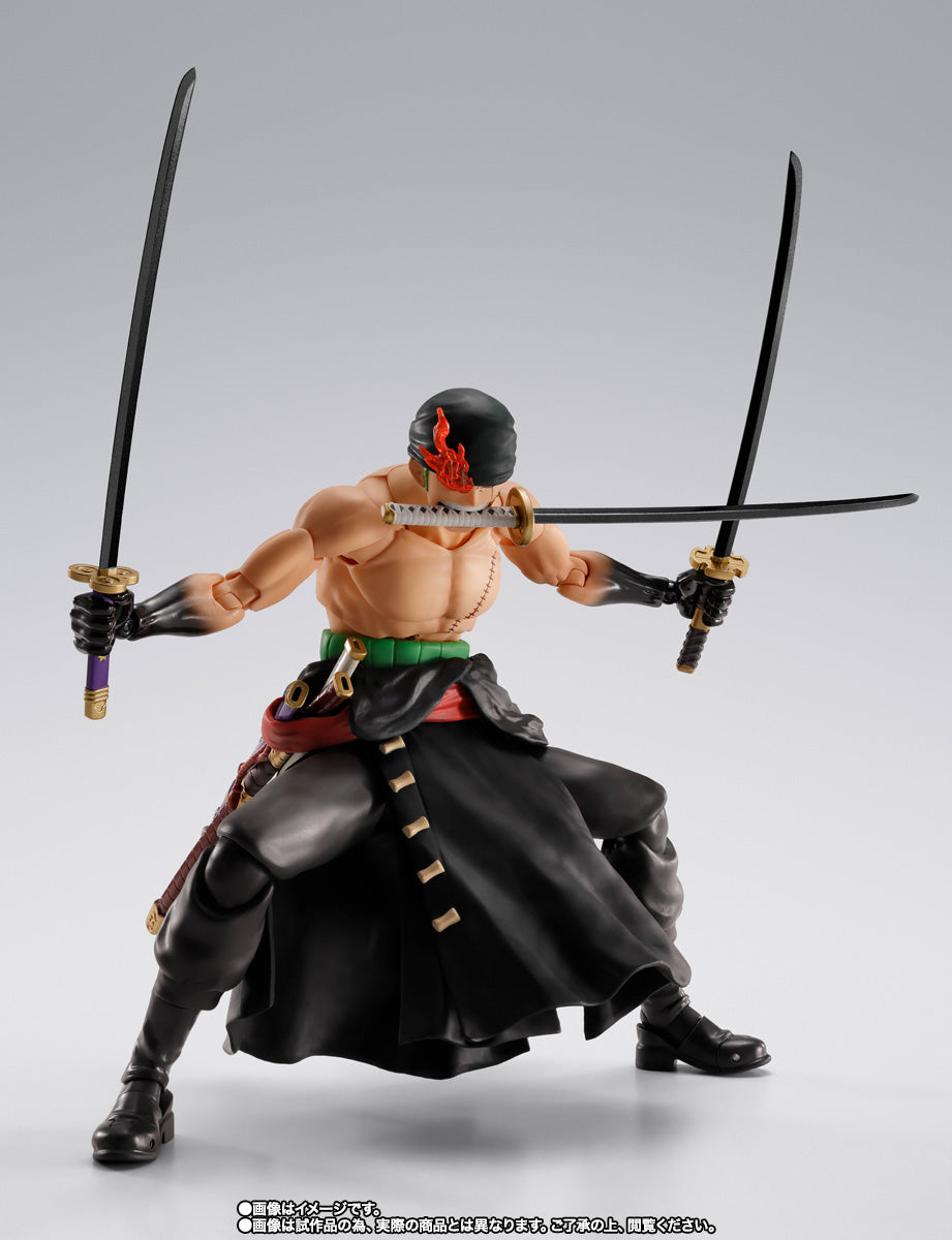 (Pre Order ETA End of Sep/Early Oct) S.H.Figuarts One Piece Roronoa Zoro (The King of Hell) Tamashii Nations Bandai Action Figure