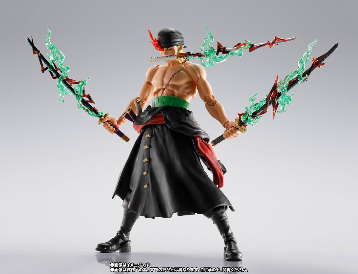 (Pre Order ETA End of Sep/Early Oct) S.H.Figuarts One Piece Roronoa Zoro (The King of Hell) Tamashii Nations Bandai Action Figure