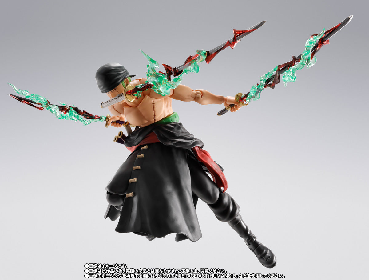 (Pre Order ETA End of Sep/Early Oct) S.H.Figuarts One Piece Roronoa Zoro (The King of Hell) Tamashii Nations Bandai Action Figure