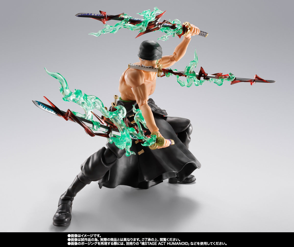 (Pre Order ETA End of Sep/Early Oct) S.H.Figuarts One Piece Roronoa Zoro (The King of Hell) Tamashii Nations Bandai Action Figure