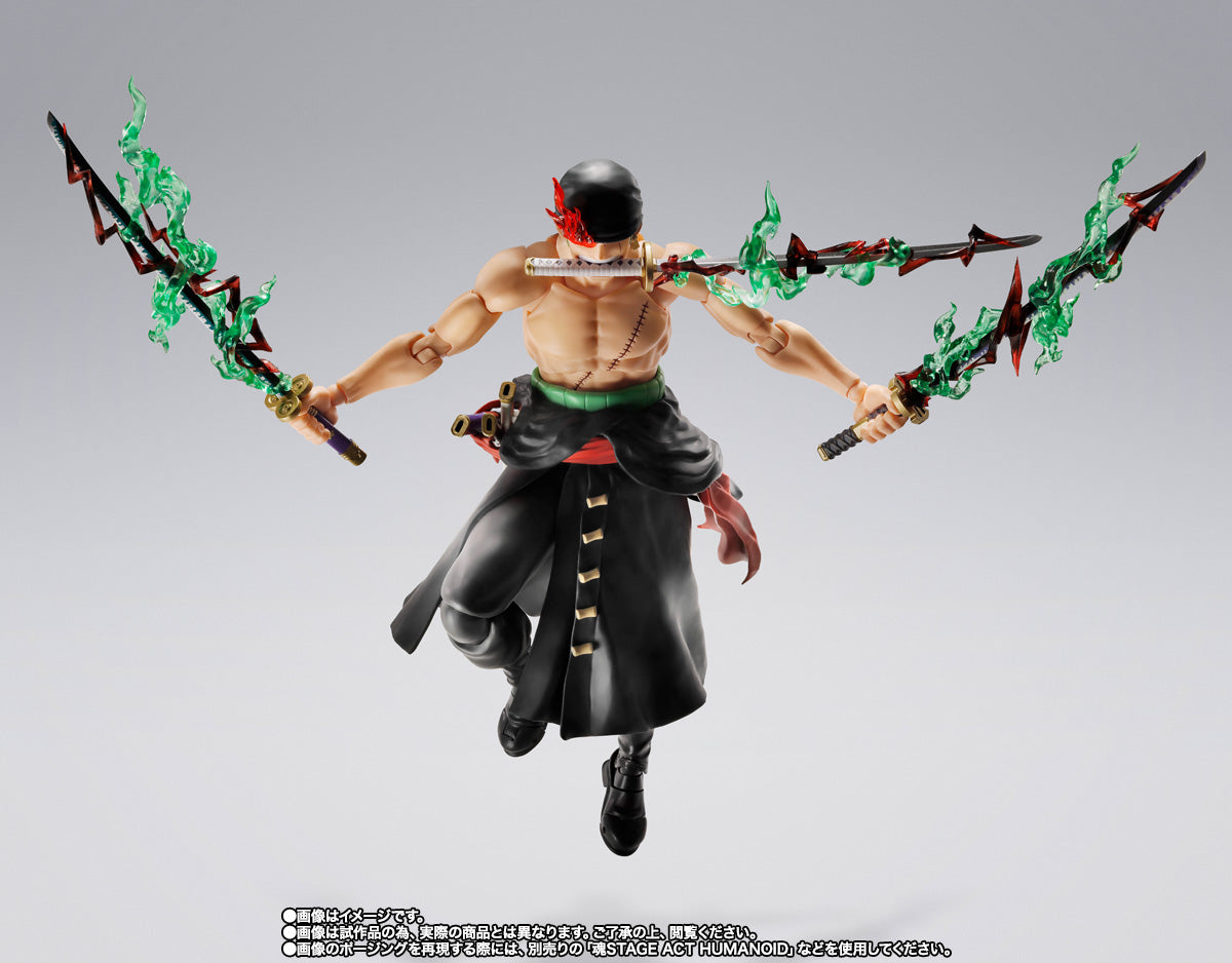 (Pre Order ETA End of Sep/Early Oct) S.H.Figuarts One Piece Roronoa Zoro (The King of Hell) Tamashii Nations Bandai Action Figure