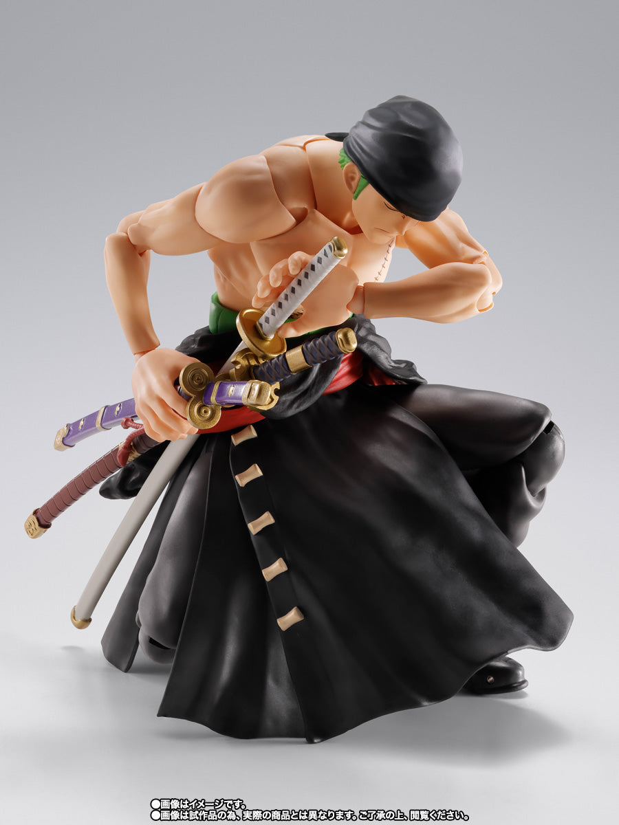 (Pre Order ETA End of Sep/Early Oct) S.H.Figuarts One Piece Roronoa Zoro (The King of Hell) Tamashii Nations Bandai Action Figure