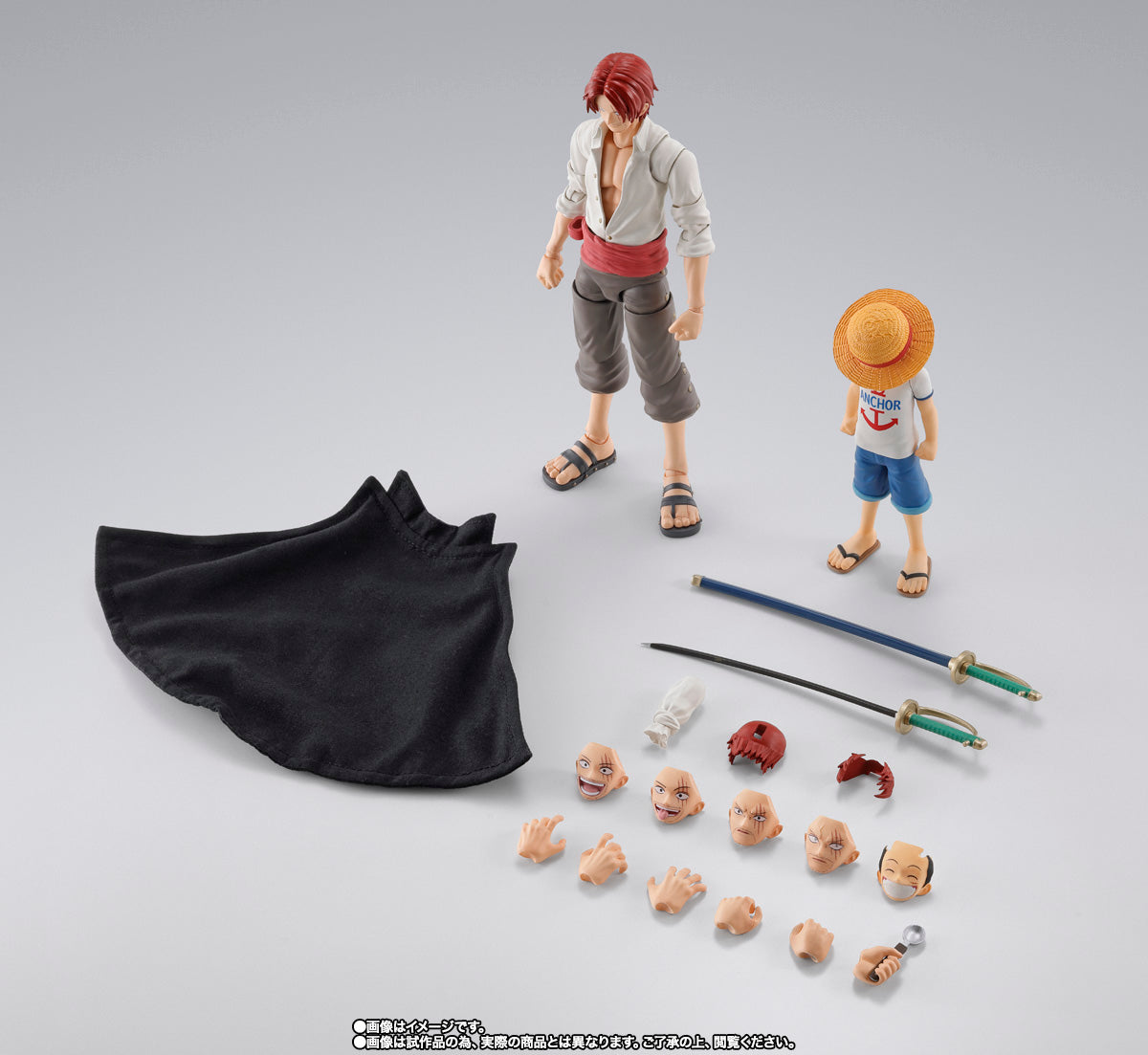 S.H.Figuarts One Piece Shanks and Monkey D Luffy Childhood Tamashii Nations Bandai