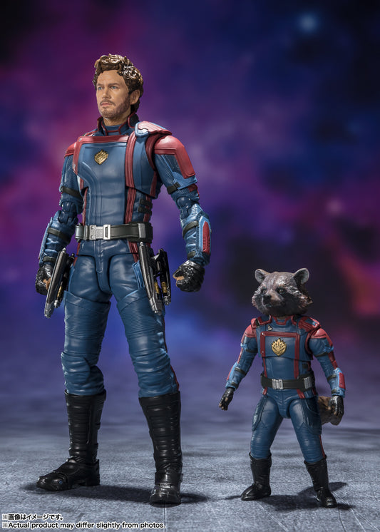 S.H.Figuarts Star Lord & Rocket Raccoon (Guardians of the Galaxy: Vol. 3) Tamashii Nations Bandai Action Figure