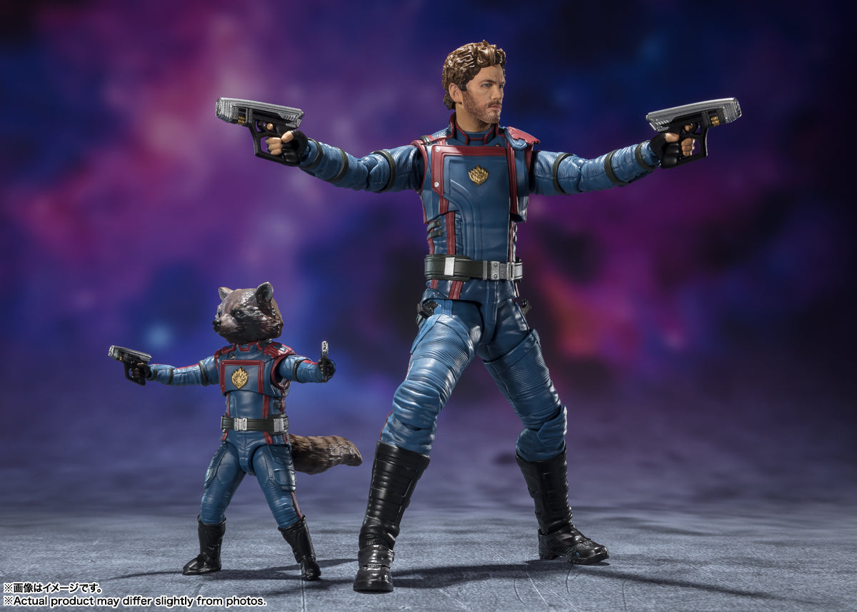 S.H.Figuarts Star Lord & Rocket Raccoon (Guardians of the Galaxy: Vol. 3) Tamashii Nations Bandai Action Figure