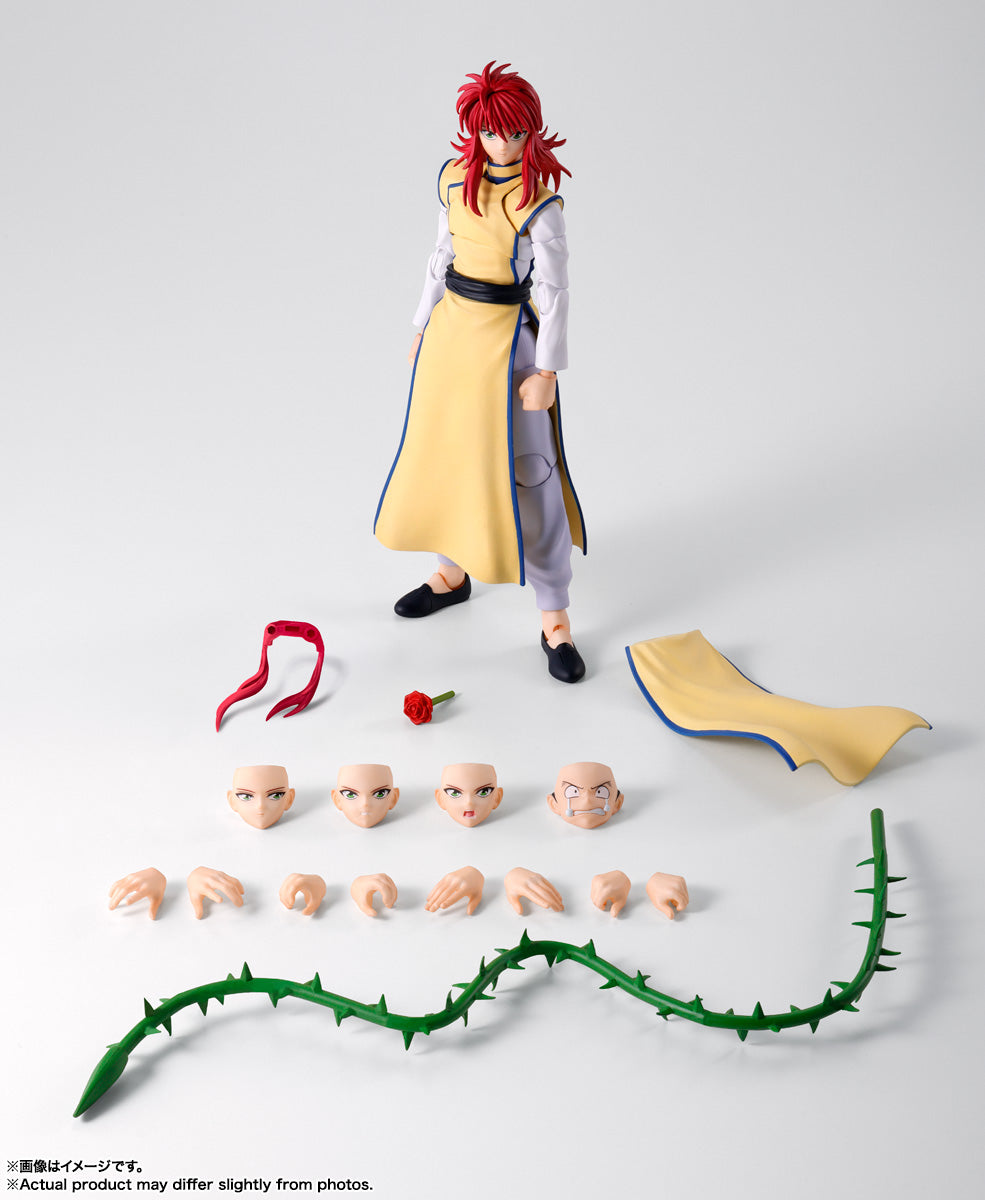 S.H.Figuarts Yu Yu Hakusho Kurama Tamashii Nations Bandai Action Figure