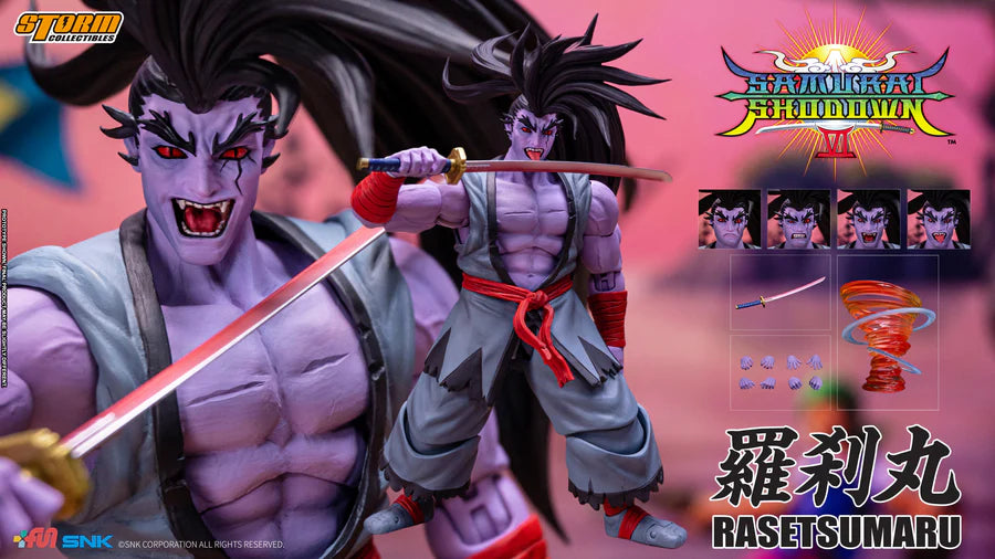 (Pre-Order ETA July 2026) Storm Collectibles - RASETSUMARU- Samurai Shodown VI Limited Edition Action Figure