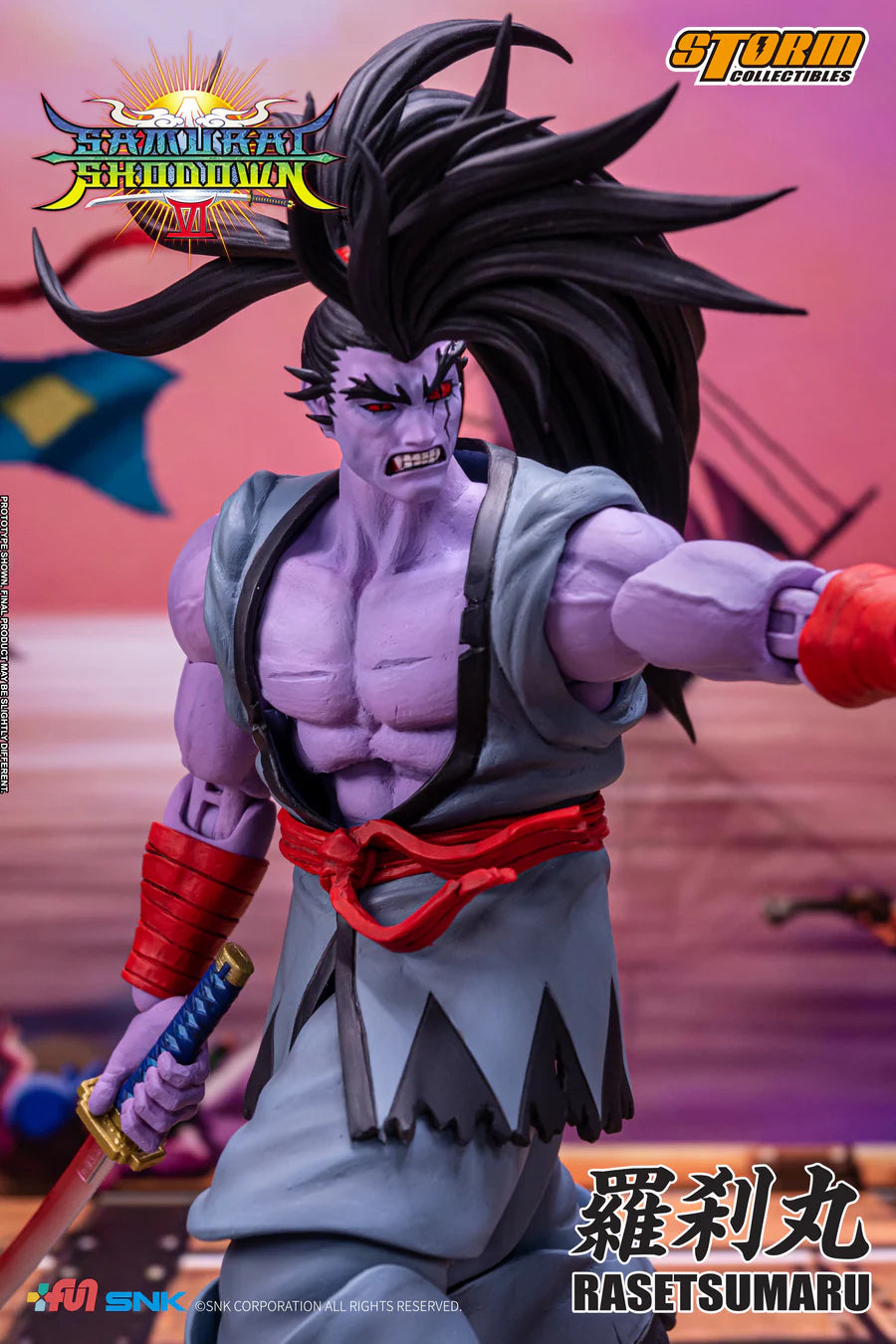 (Pre-Order ETA July 2026) Storm Collectibles - RASETSUMARU- Samurai Shodown VI Limited Edition Action Figure
