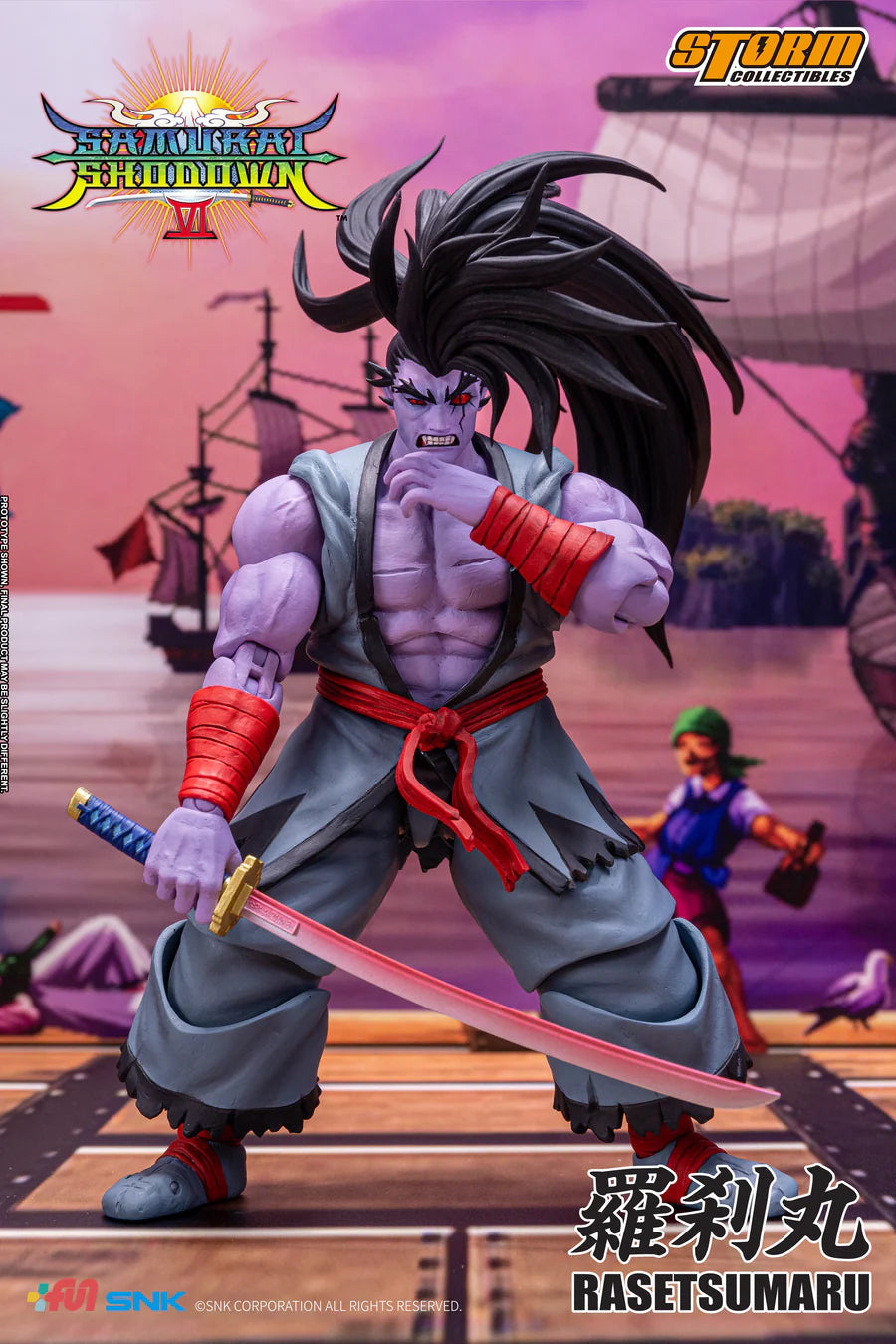 (Pre-Order ETA July 2026) Storm Collectibles - RASETSUMARU- Samurai Shodown VI Limited Edition Action Figure